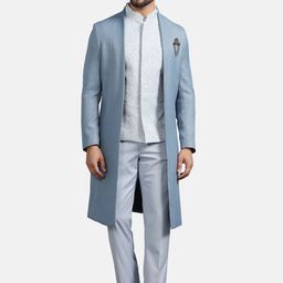 Blackberrys Slim-Fit Single-Breasted Three-Piece Formal Suit-picture-34