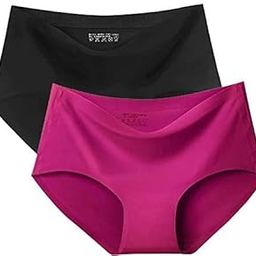ASIF Enterprises Women's Seamless Hipster Ice Silk Panty Pack of 2 (Sizes S to 3XL)-image-36