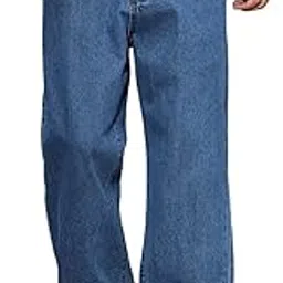 kotty Men's Vintage Wash with a Modern Twist Faded Jeans(Blue,34)-picture-2