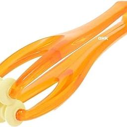 GHK H56 Manual Acupressure Dual Roller Finger Massage Stick Plastic Manual Massager Orange-image-83