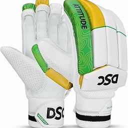 DSC Intense Attitude Leather Cricket Batting Gloves, Boys Right (Red Purple)-image-80