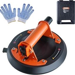 VEVOR 8" Glass Suction Cups, Vacuum Suction Cup with Metal Handle, Suction Cup Lifter Tool for Glass, Granite, Tile, Metal, Wood Panel Lifting, 220lbs Load Capacity W/Free Case-picture-16