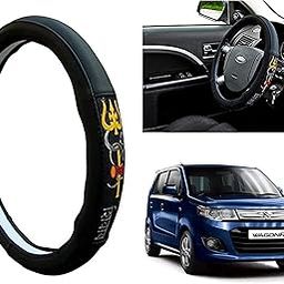GS Grow n Shine Chromium Om Namah Shivay Car Steering Cover for Maruti New Wagon-R Pack of 1-image-40