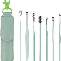 Ear Wax Cleaner with Storage Box Ear Wax Cleaner Reusable Removal Kit Steel Ear Cleansing Tool Set Spiral Ear Curette Tool For Kids Man Woman (15 CM PISTA)-image-39