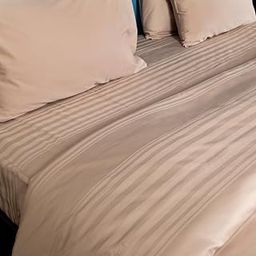 Luxury Duvet Cover | 300 Thread Count | 100% Cotton | Premium Stripes Design | Duvet Cover for Bedsheet Duvet | Sphinx Color | Size-Duvet Cover, 92”x 102” inch-image-35