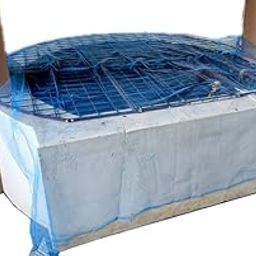 Open Well Covering NET,MESH,KINARVALA,Pool Covering NET Extra Strong (Blue, 3 * 3)-0