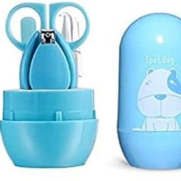 Wavva Baby Nail Clipper Safety Cutter Toddler Infant Scissor Manicure Pedicure Care Kit (Set Of 4 Items), Blue-image-39