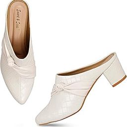 Stylish Block Heeled Mule Sandals for Women & Girls-AB20-image-16