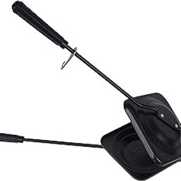 Non-stick Sandwich Hand Toaster,Sandwich Maker on Gas Stove - Black-image-72