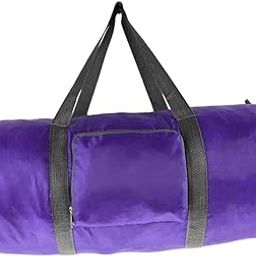 CALANDIS™ Foldable Travel Duffel Bag Folding Carry on Luggage Bag for Hiking Pool Swim Violet | Luggage-image-83