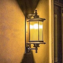 blissbells Outdoor Fixture Coffee Color Exterior LAN Wall Light - Warm White, Pack of 1-image-44
