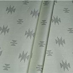 Men's Pure Cotton Satin Printed Unstitched Shirt Fabric (FA75Z1, Cream Green)-image-90