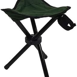 SAJAG Camping Folding Stool - Portable 3 Legs Chair Tripod Seat for Outdoor Hiking Fishing Picnic Travel Beach BBQ Garden Lawn with Strap Oxford Cloth (Metal)-image-50