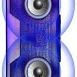 CIHLEX Best Buy A006 100% Thunder Sound Blast Bass Double Horn in Built DJ Color Changing Light Portable Wire/Wireless Speaker | 10 W Bluetooth Speaker (Blue, Stereo Channel)-image-1