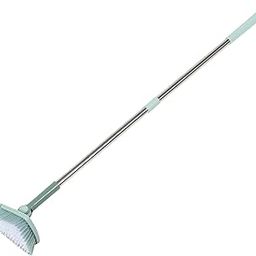 KONTONTY Long Pole Floor Scrubber Brush Stiff Bristles for Pool Tile Bathroom Cleaning Easy to Use and Store-image-28