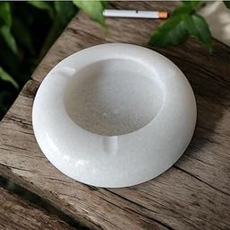Modern Decor Emporium Marble Ashtray – Handcrafted Smoking Tray for Home, Office, Table Décor – Elegant Round Stone Ash Tray (Pack of -1) (3 INCH)-image-35