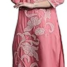 Womens Pure Cotton Embroidered Straight Kurta Pant Set (KS0MU9861)-image-28
