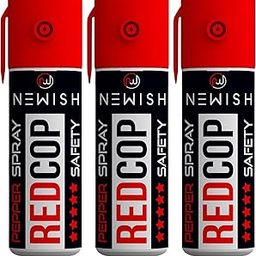 Newish Red Cop Powerful Pepper Spray Self Defence for Women (35 gm) - Pack of 3-14