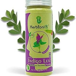Herbtoniq Organic Indigo Powder for Hair Pack, Bio Indigo Hair Powder, for Black & Brown Hair Colour Dye - Avuri Leaf, Neel Patti, Neelayamari, Neela Amari, Indico Leaves Powder - Pure & Herbal - 150g-image-17