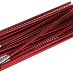 MERISHOPP®2xBackpacking Awning Tent Poles Bar Travel Camping Dark red Φ9.5 mm 420 cm|Sporting Goods | Outdoor Sports | Camping & Hiking | Tents & Canopies | Tent & Canopy Accessories-image-26