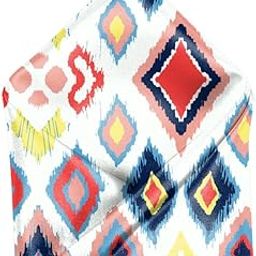 Geometric Silk Satin Printed Pocket Square for Men (MULTI-4)-image-78