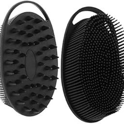 INSIME Soft Silicone body scrubber bathing for Men & Women | scrub Body brush for bathing & body wash | face scrubber for men | Loofah 2 in 1 Bath & Shampoo Brush-11