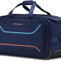 Regal 24-inch Duffel Trolley Bag for Men & Women (Blue Orange) | Strolley Luggage Backpack for Travel with Detachable Shoulder Strap, Anti-Scratch Lining & 2 Color-Coordinated Wheels-image-70