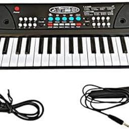 Tomletick 37-Key Electronic Piano Keyboard Toy with Microphone DC Power Option Music Recording & Playback Educational Musical Toy for Children Boys & Girls-10