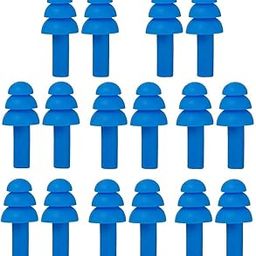 12 Pair Ear Plugs Soft Silica Noise Reduction for Sleeping Meditation Swimming Adult Kids Reusable for Travel Air Plugs For Noise Blocking/Cancellation - Blue-29