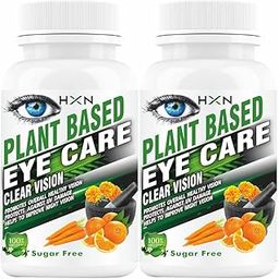 HXN Eye Care Supplement With Zeaxanthin, Lutein Supplements To Help Reducing Blue Light Screen Fatigue, Dry Eye, Redness Symptoms And Supports Healthy Vision - 120 Tablets (Pack 2)-image-53