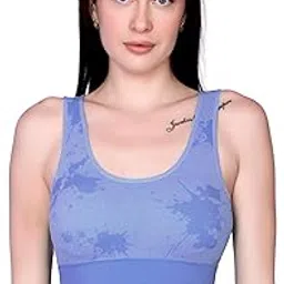 spiaty Women's Spandex Lightly Padded Non-Wired Sports Bra - Seamless, Soft, Lightweight for All-Day Comfort, Perfect for Yoga, Running, Gym, Fitness, and Everyday Active Wear-picture-21