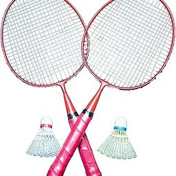 Esha MOREMON® Kids Small Badminton Short Handle Rackets Set of 2-18
