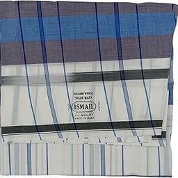 ISMAIL Men's Pure Cotton 100 x100 Unstitched Lungi Light Weight And Comfortable PLMLH850-image-81