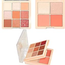 S.F.R. COLOR 9 Color nude eyeshadow with matte face blusher, face highlighter, face bronzer all in one makeup kit-96