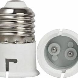 E27 to B22 Screw Base Socket Lamp Holder Light Bulb Converter/Adapter (White, Pack of 2)-15