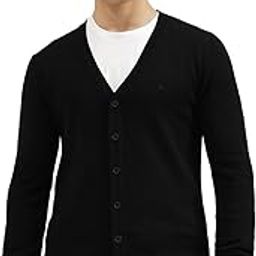 Men's Cotton V-Neck Casual Cardigan Sweater-picture-25