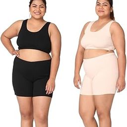 Adira | Underdress Shorts for Women | Shorts for Women| Women Tights Shorts | Soft & Comfy, Knitted Stretchy Fabric | Perfect Length to Ware Under Dress | Pack of 2-image-49