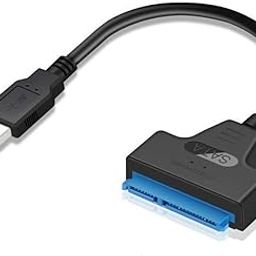 USB 3.0 to SATA III Hard Drive Adapter Cable with Led Light Computer Hard Driver Connection Cable for 2.5in Solid State Drives & Hard Disk Drive-14