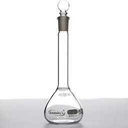 RAWAL'S Borosilicate Glass 3.3 Volumetric Flask 100 ml laboratory glassware-7
