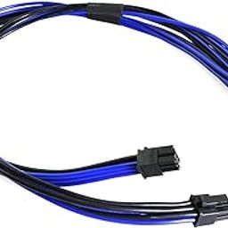 BLLNDX Dual Mini 6 Pin to 8 Pin PCI Express Video Card Power Adapter Cable for Mac Pro Tower/Power Mac G5-23