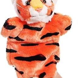 FunBlast Hand Puppets for Kids - Plush Animal Hand Puppet Toys - Soft Storytelling Puppets for Boys & Girls, Fun Learning Educational Toys for Toddlers & Children (Tiger)-44