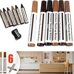 Kidorado - Furniture Repair Kit Wood Permanent Markers - Set of 13 - Markers and Wax Sticks for Stains, Scratches, Wood Floors, Tables, Carpenters, Touch Ups and Cover Ups-28