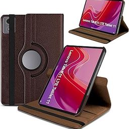TGK 360 Rotatable Smart Flip Case Cover for Lenovo Tab K11 11 Inch (Brown)-16