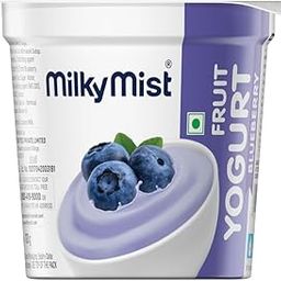 Milky Mist Blueberry Yoghurt | Made with Real Fruits | Zero Preservatives | Healthy & Delicious | Smooth Texture | 100 g-97