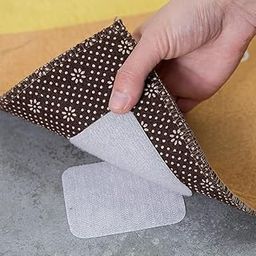Jenilika Reusable Adhesive Gel Pad (6x8 cm) – Multipurpose Sticky Pad for Mobile, Wall, Car, Kitchen & Office Use – Washable & Traceless Nano Gel Grip Pad (White, Pack of 20)-image-59