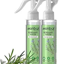 Monbair Rosemary Water for Hair Growth - Infused with Bhringraj, Brahmi, Ashwagandha, Neem, and Tea Tree Oil | Paraben-Free, Sulfate-Free, Silicone-Free - 100 ml combo (pack of 2)-image-63
