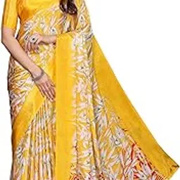 yashika Women's Tussar Silk Printed Saree With Blouse Material |saree for Women | saree collection 2025 | New Sari | Latest Saree-picture-36
