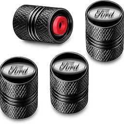 Metal Tyre Valve Caps (Set of 4) | Laser Engraved | Anti-Leak O-Ring | Stylish Air Stem Covers | Universal Fit | Compatible with Ford EcoSport, Endeavour, Figo, Aspire, Freestyle, Fiesta-image-98