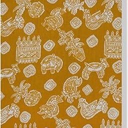Pure Cotton Unstitched Kalamkari Printed Women's Fabric Material (Length 2.5 Meters, Width ~42 Inches)-image-87