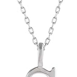 Alphabet S Round Cut CZ Pendant-image-42